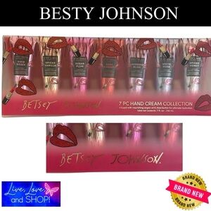 BETSEY JOHNSON 7 Piece Hand Cream Collection, NIP